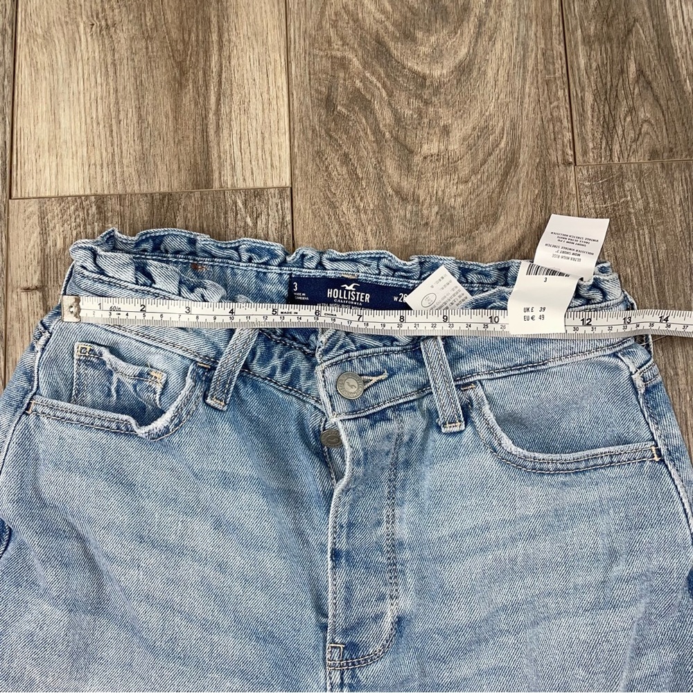 Hollister Ultra High Rise Mom Shorts Vintage Stretch 3" New - Picture 8 of 9